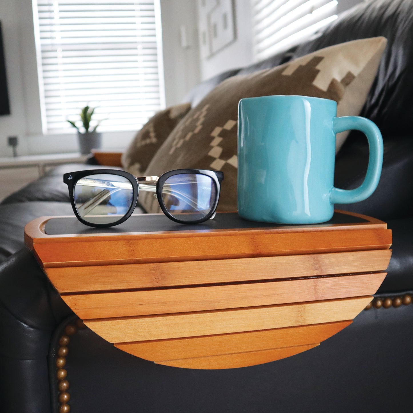 Sofa Arm Table - Oiled