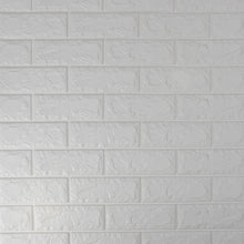 Load image into Gallery viewer, White Foam Brick Wall Panel
