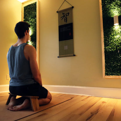 Teak Meditation Bench