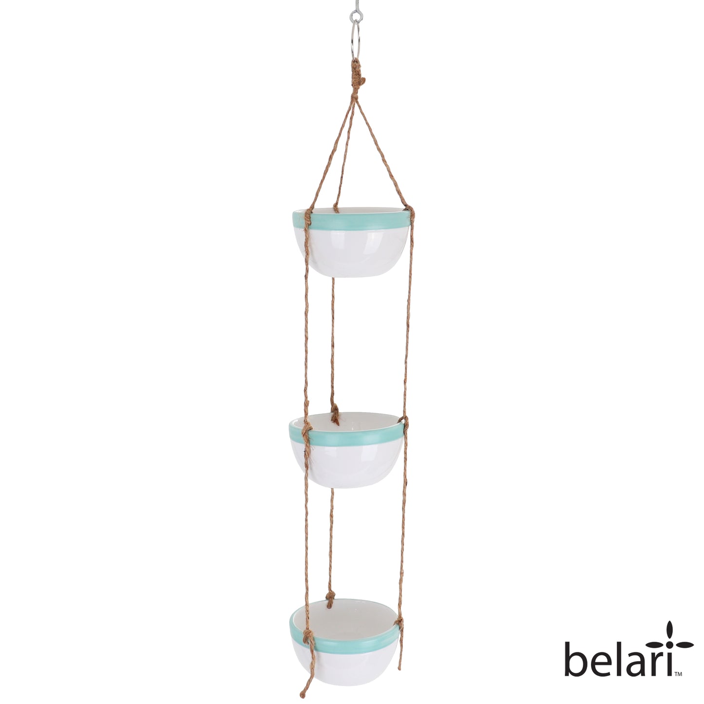 Aqua 3 Pot Hanging Planter Set